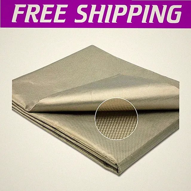 43.3"x118" Faraday Fabric - Military Grade EMF Shielding Cloth for Privacy-=