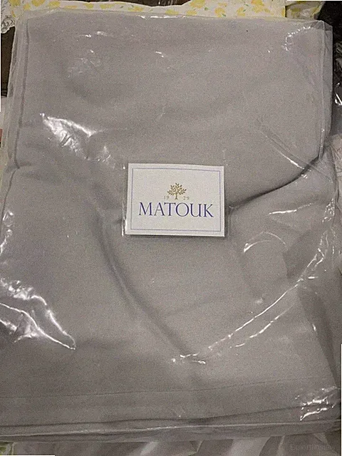 $699 Matouk Germany NWT F/Q Dream Blanket 30% Cotton 70% Modal Grey