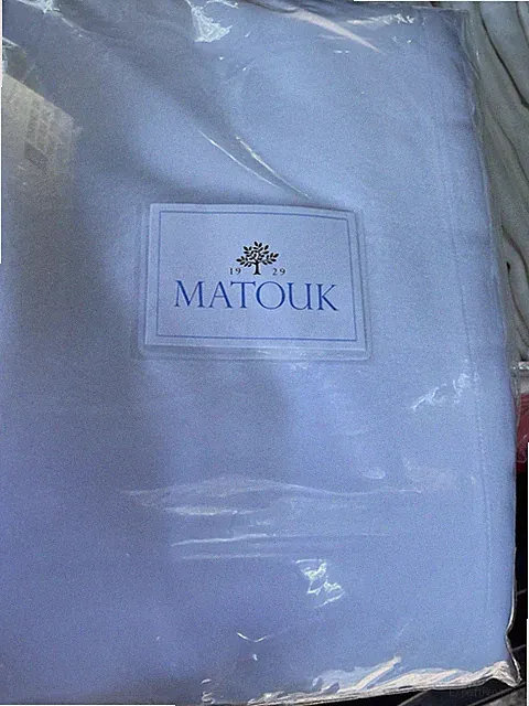$943 Matouk Italy NWT King Dream Blanket 25% Cotton 75% Modal White (4) SOLD