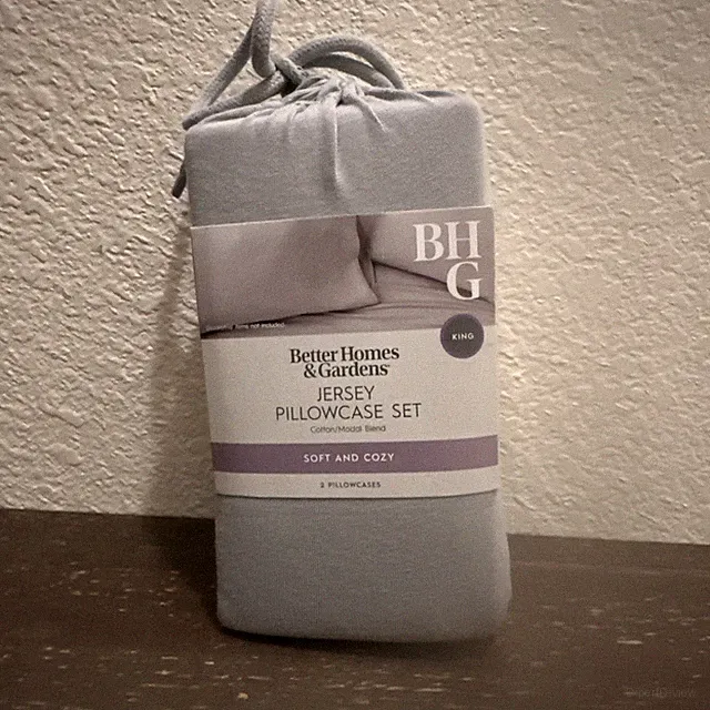 Better Homes and Gardens Jesey Pillowcase Set King size 2 count