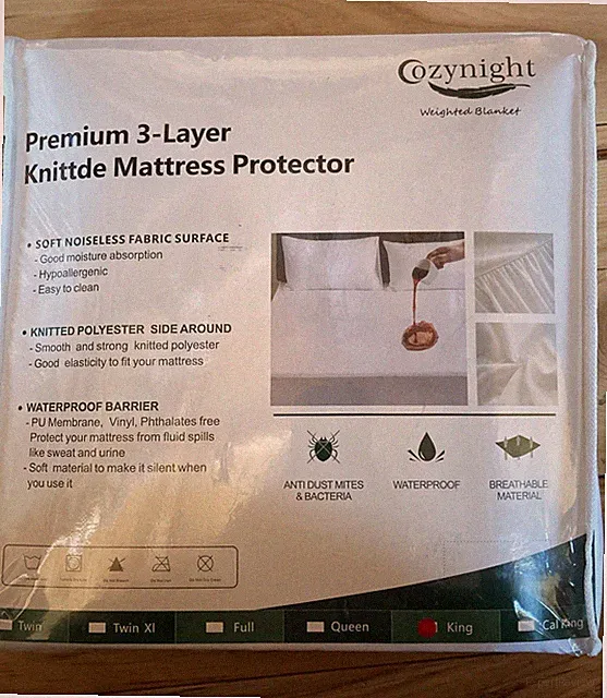 Cozy night Premium 3 Layer Knittde Mattress Protector King Waterproof