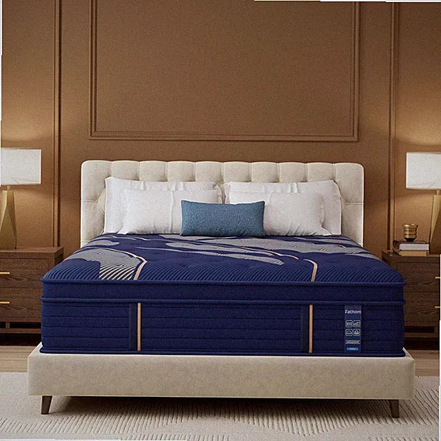 Firm King Mattress, 14 Inch Hybrid Mattress with Breathable Modal Cover, Cooling