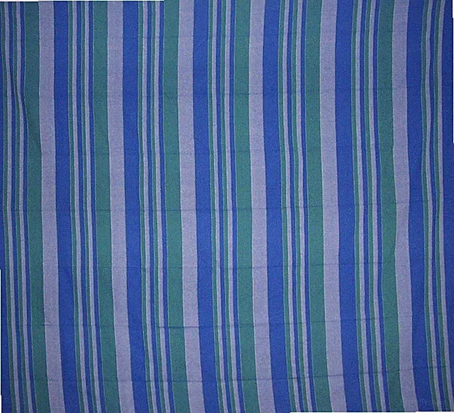 Heavy Cotton Ribbed Bedspread 98" x 88" Full Blue