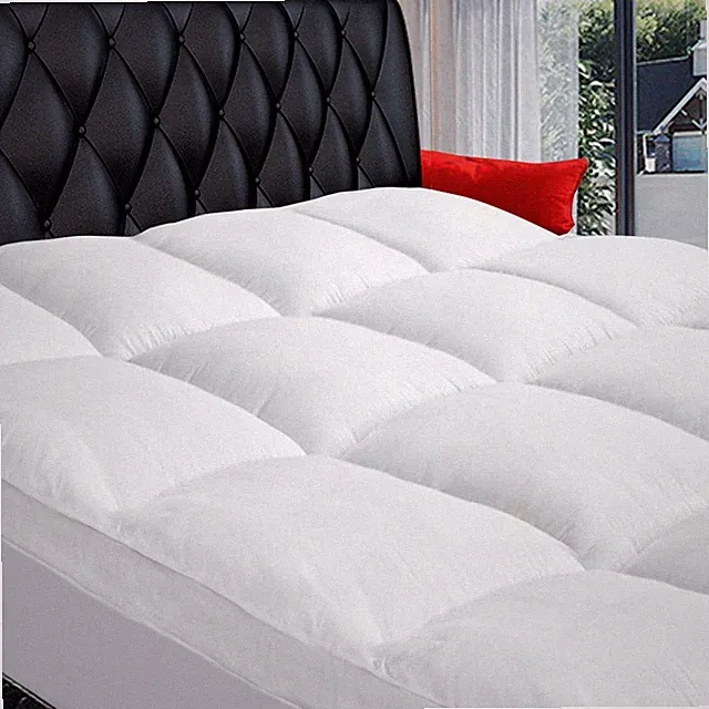 King Mattress Topper, Extra Thick Pillowtop, Cooling Plush Mattress Pad Cover...