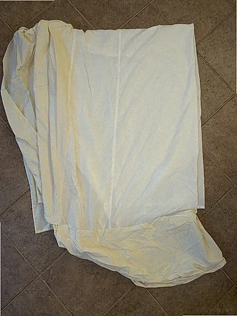 Linens N Things Home Double Bed Skirt Bedding Tan Beige Neutral Lays Flat Clean