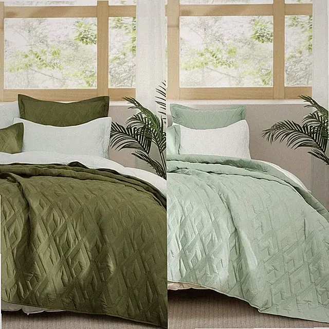 Neutral Lightweight Bedspread Cooling Summer Blanket Decorative Bedding Coverle