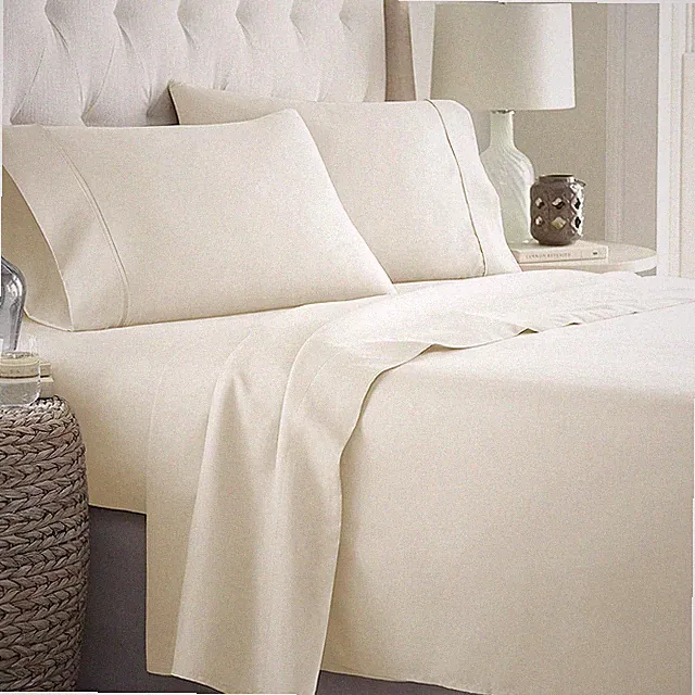 Premium Ivory 100% Cotton Bedding 1000 Thread Count–Choose Size, Item & Pattern