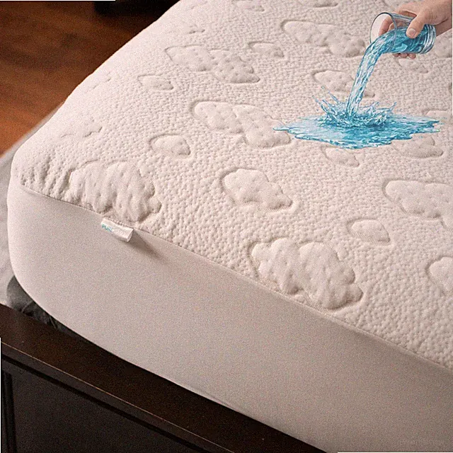 Queen Mattress Protector – Cooling Eucalyptus Tencel Fiber, Quiet Waterproof...
