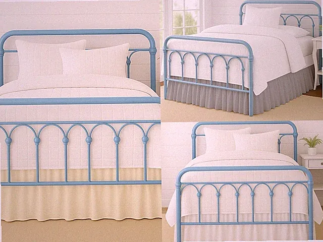 Slumber Sphere Ruffled Bed Skirt with Split Corners 100% Microfiber Luxury Full