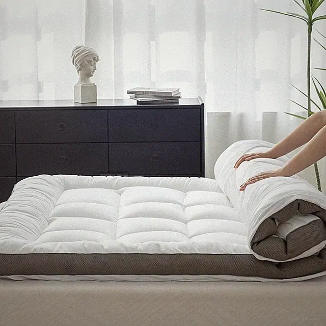 Ultimate Comfort and Cooling: 100% Cotton 2" Thick King Mattress Topper - Lux...